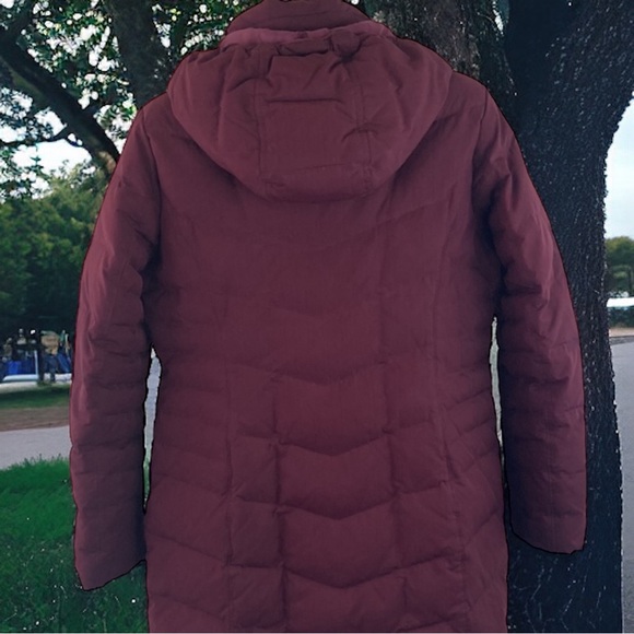 LANDS End Down Fill Women's Parka Coat M - Picture 3 of 10